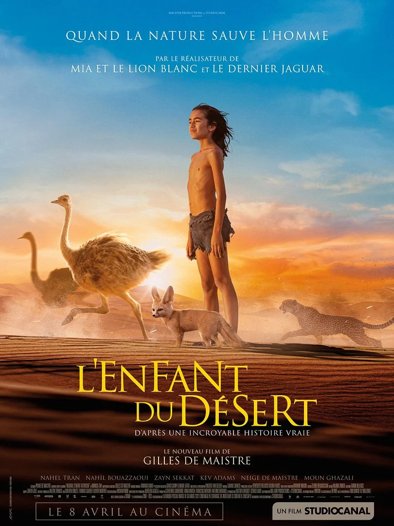 Affiche de l'enfant du désert